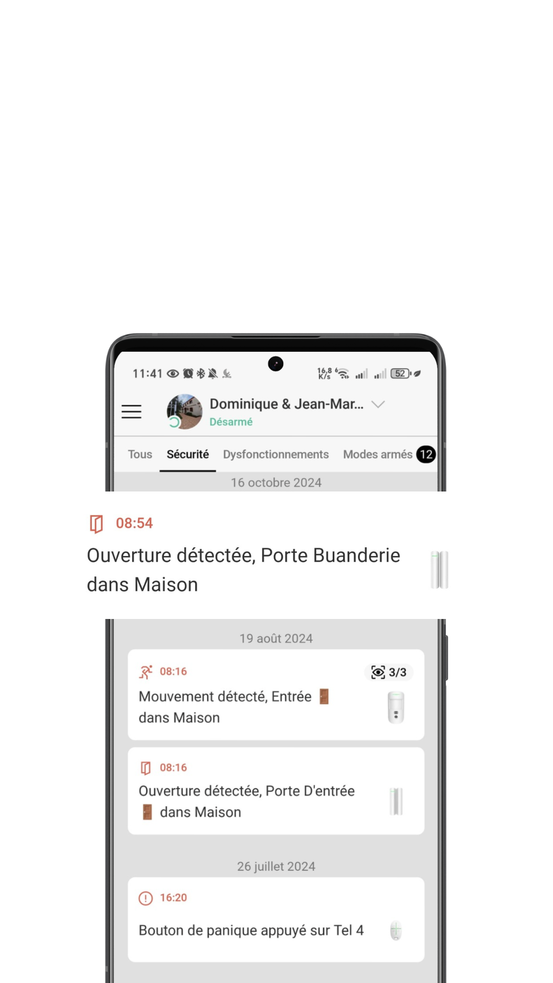app de pilotage système d'alarme colomiers - pze alarme